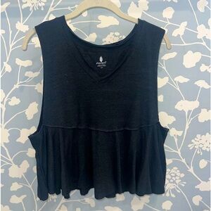 Black Free People Tank